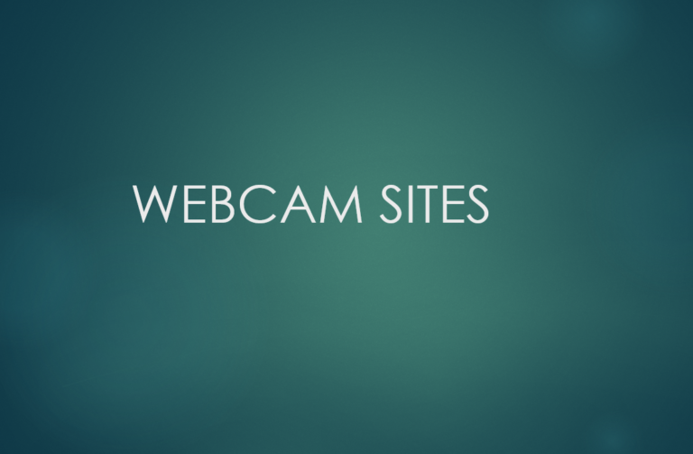 Webcam SITES